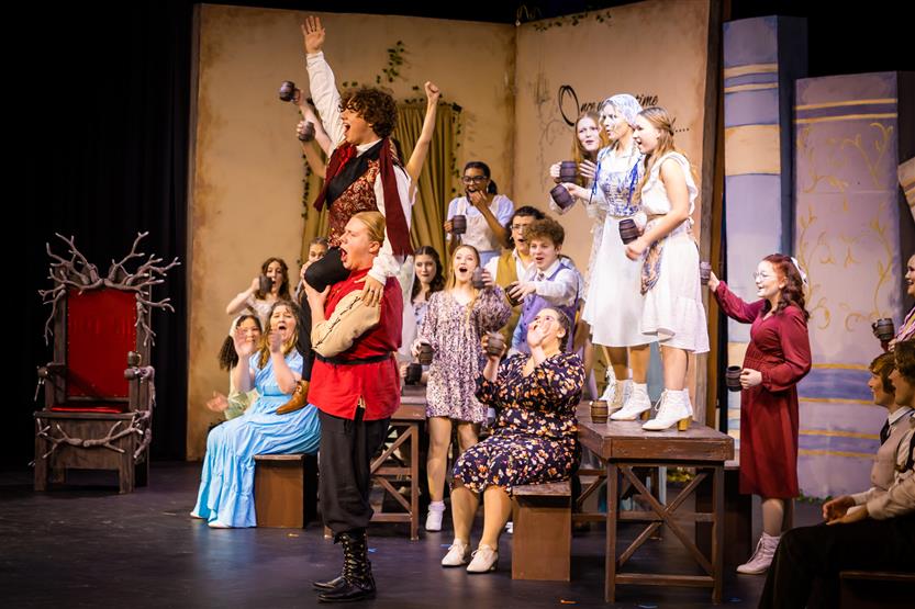 Centennial High students perform onstage